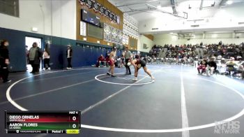 150 lbs Cons. Round 2 - Aaron Flores, La Serna vs Diego Ornelas, Santa Paula