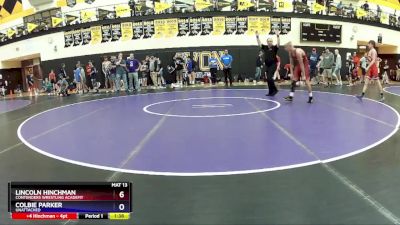 136 lbs Quarterfinal - Lincoln Hinchman, Contenders Wrestling Academy vs Colbie Parker, Unattached