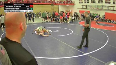 132 lbs 3rd Place Match - Darion Johnson, West Linn vs Adonijah Stanton, Williamina