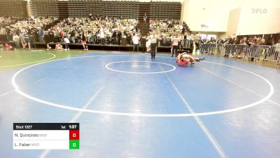 162-H lbs Round Of 64 - Nathan Quinones, Bergenfield vs Lee Faber, Northport