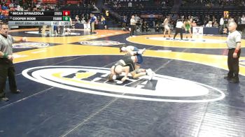 2A 165 lbs 5th Place Match - Micah Spinazzola, Chicago (St. Rita) vs Cooper Bode, Sycamore (H.S.)