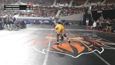 115-D1 5th Place Match - Gabriel Morgan, Chandler High School vs Shawn Brunson, Gilbert High School