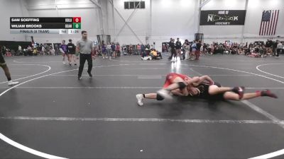 157 lbs Finals (8 Team) - Wiliam Brooks, Scanlan vs Sam Soeffing, Kraken Blue