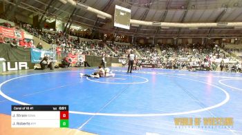 80 lbs Consi Of 16 #1 - James Strain, Soddy Daisy Wrestling Academy vs Jonah Roberts, Tulsa Blue T Panthers