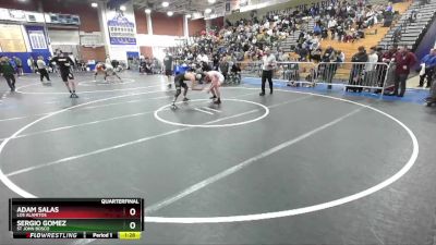 150 lbs Quarterfinal - Adam Salas, Los Alamitos vs Sergio Gomez, St John Bosco