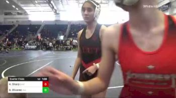 101 lbs Quarterfinal - Diana Olivarez, Red Wave vs Hannah Sharp, Shafter Youth Wrestling