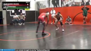 152 lbs Cons. Round 3 - Jalen Banks-Wilson, Arbor View vs Luis Santamaria, Bonanza