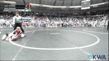 73 lbs Round Of 32 - Raul Victores, Lions Wrestling Academy vs Beau Detwiler, Cowboy Wrestling Club
