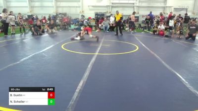 80-J lbs Consi Of 8 #2 - Brody Gustin, MI vs Nikolaus Schaller, NY