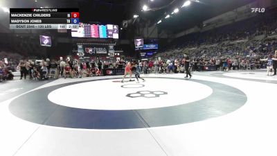 130 lbs Cons. Rd Of 32 - Mackenzie Childers, IA vs Madyson Jones, TN