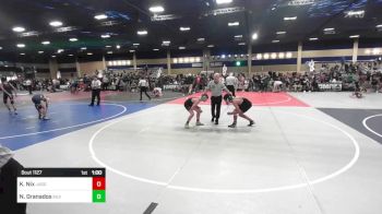 114 lbs Consi Of 4 - Kolby Nix, Juggernaut WC vs Noah Granados, Silverback WC