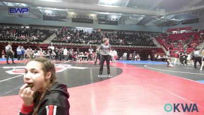 46 lbs Consi Of 4 - Gauge Littlefield, Coweta Tiger Wrestling vs Jenson Sisco, Owasso Takedown Club