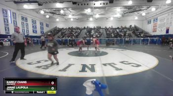 170 lbs Cons. Round 1 - Janae Laupola, Oxnard vs Karely Chang, Van Nuys