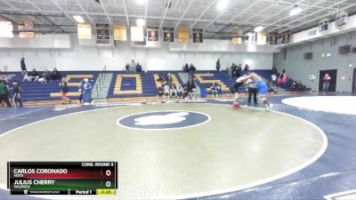 285 lbs Cons. Round 3 - Carlos Coronado, Vista vs Julius Cherry, Valencia