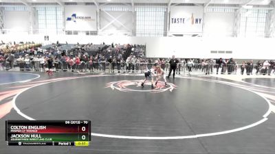70 lbs Cons. Round 4 - Jackson Hull, Journeymen Wrestling Club vs Colton English, Proper-ly Trained