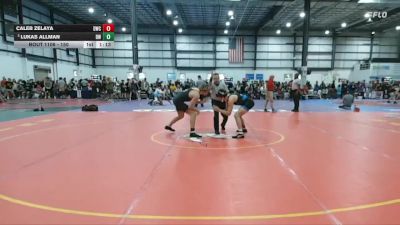 150 lbs Champ. Round 2 - Lukas Allman, Darkhorse Wrestling vs Caleb Zelaya, Darkhorse Wrestling Club