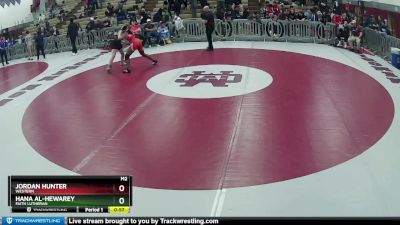 155 lbs Cons. Round 2 - Hana Al-Hewarey, Faith Lutheran vs Jordan Hunter, Western