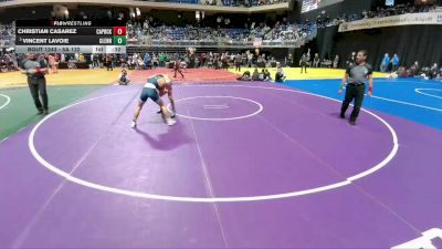 5A 132 lbs Cons. Round 2 - Vincent Lavoie, Leander Glenn vs Christian Casarez, Amarillo Caprock