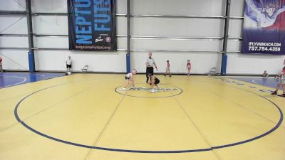 52 lbs Rr Rnd 3 - Rudra Patel, Mat Warriors Red vs Piper Tabor, FORGE ELM 2