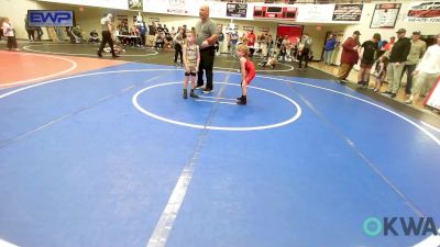 46 lbs Rr Rnd 5 - Maculey Andrews, Hilldale Youth Wrestling Club vs Jensen Morgan, Prairie Grove Youth Wrestling