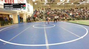 Boys 120 lbs Cons. Round 1 - Marco Long, Saint Francis Boys vs Wesley Tran, Bellarmine Boys