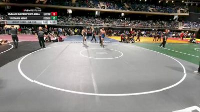 5A 190 lbs Champ. Round 1 - Roman Nino, Corpus Christi Carroll vs Isaiah Davenport-Bell, Georgetown East View