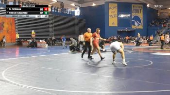 215 lbs Quarterfinal - EJ German, Brecksville vs Rocco Salerno, Seton Hall Prep