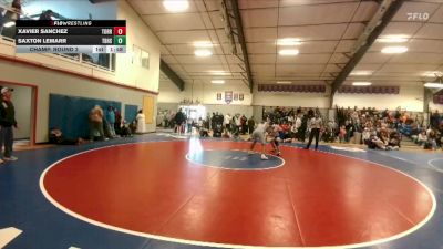 165 lbs Champ. Round 2 - Xavier Sanchez, Torrington vs Saxton Lemarr, Thunder Basin High School
