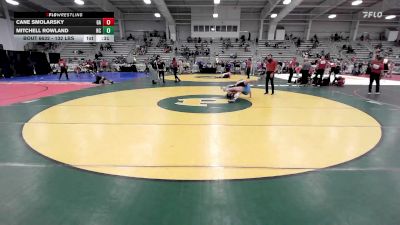 132 lbs Consi Of 8 #1 - Cane Smolarsky, GA vs Mitchell Rowland, NC