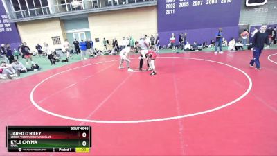 70-78 lbs Quarterfinal - Jared O`Riley, Lenox Tiger Wrestling Club vs Kyle Chyma, Iowa