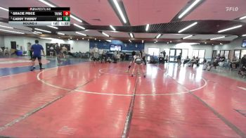 130 lbs Round 4 - Caddy Tverdy, All In Wrestling Academy vs Gracie Price, Thunder Ridge Outlaws Wrestling Club