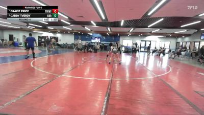 130 lbs Round 4 - Caddy Tverdy, All In Wrestling Academy vs Gracie Price, Thunder Ridge Outlaws Wrestling Club