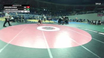 4A/3A/2A/1A Girls 120 Cons. Round 2 - Nevaeh Hampton, Cascade Girls vs Annaliese Steele, St. Helens Girls