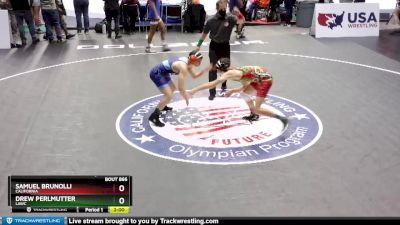 126 lbs Quarterfinal - Samuel Brunolli, California vs Drew Perlmutter, LAWC