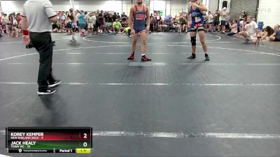 157 lbs Round 1 (6 Team) - Korey Kemper, New England Gold vs Jack Healy, Town WC