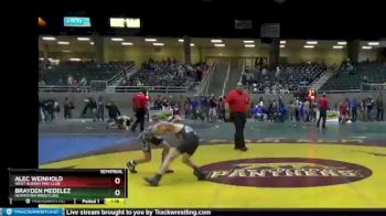 92 lbs Semifinal - Alec Weinhold, West Albany Mat Club vs Brayden Medelez, Hermiston Wrestling