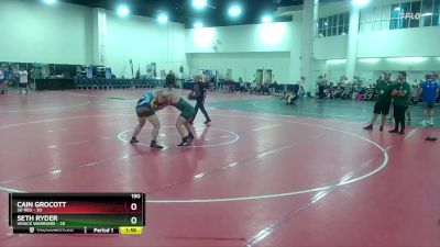 190 lbs Round 4 (6 Team) - Cain Grocott, SD Red vs Seth Ryder, Venice Warriors