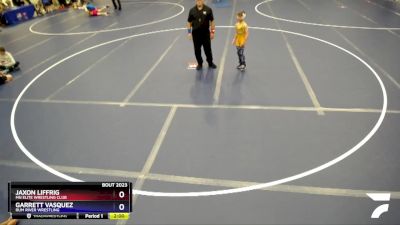 56 lbs Round 2 - Jaxon Liffrig, MN Elite Wrestling Club vs Garrett Vasquez, Rum River Wrestling