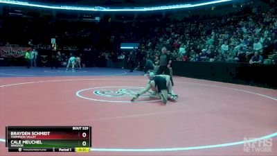 175-4A Cons. Round 3 - Brayden Schmidt, Thompson Valley vs Cale Meuchel, Windsor