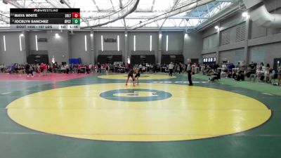 107 lbs Round Of 16 - Maya White, Shelton vs Jocelyn Sanchez, Bridgeport Co-op