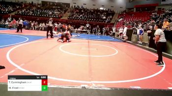 170 lbs Rr Rnd 2 - Thaddeus Cunningham, Skiatook Youth Wrestling 2022-23 vs Maxx Frost, Hilldale Youth Wrestling Club