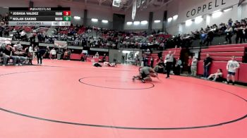 157 lbs Champ. Round 1 - Joshua Valdez, El Paso Franklin vs Nolan Eakins, Weatherford