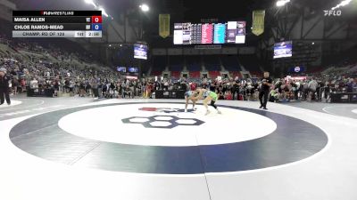 120 lbs Champ. Rd Of 128 - Maisa Allen, VT vs Chloe Ramos-Mead, NV