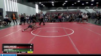 75 lbs Round 3 (8 Team) - Jaxon Sanchez, Aggression Legionaries vs Cash Bratt, Dynasty Death Row (NJ)