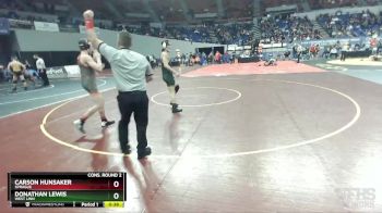 6A-170 lbs Cons. Round 2 - Donathan Lewis, West Linn vs Carson Hunsaker, Sprague