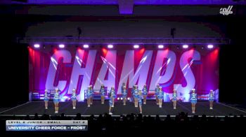 University Cheer Force - Frost [2025 L2 Junior - Small Day 2] 2025 CHAMPS Grand Nationals