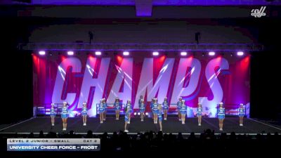 University Cheer Force - Frost [2025 L2 Junior - Small Day 2] 2025 CHAMPS Grand Nationals