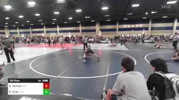 98 lbs 5th Place - Bryson Vertner, Suples vs Brennan Viray, Legends Of Gold