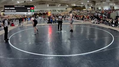 190 lbs Semis & 1st Wb (8 Team) - William Bush, Houston High School vs Isaac Akins, Bradley Central High School