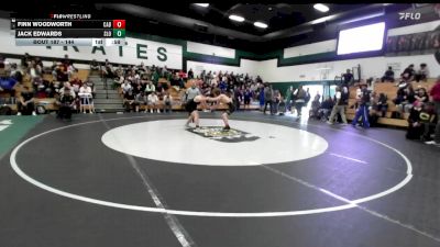 144 lbs Cons. Round 3 - Finn Woodworth, Cabrillo vs Jack Edwards, San Luis Obispo